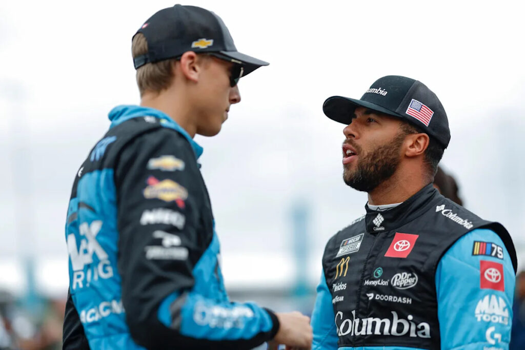 Bubba Wallace explains exchange with Carson Hocevar after Michigan race Bubba Wallace explains exchange with Carson Hocevar after Michigan race