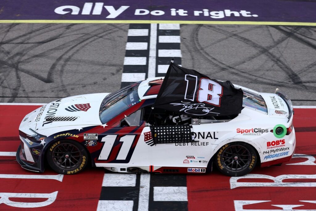 Denny Hamlin wanted to honor Kyle Busch’s full history with Michigan flag