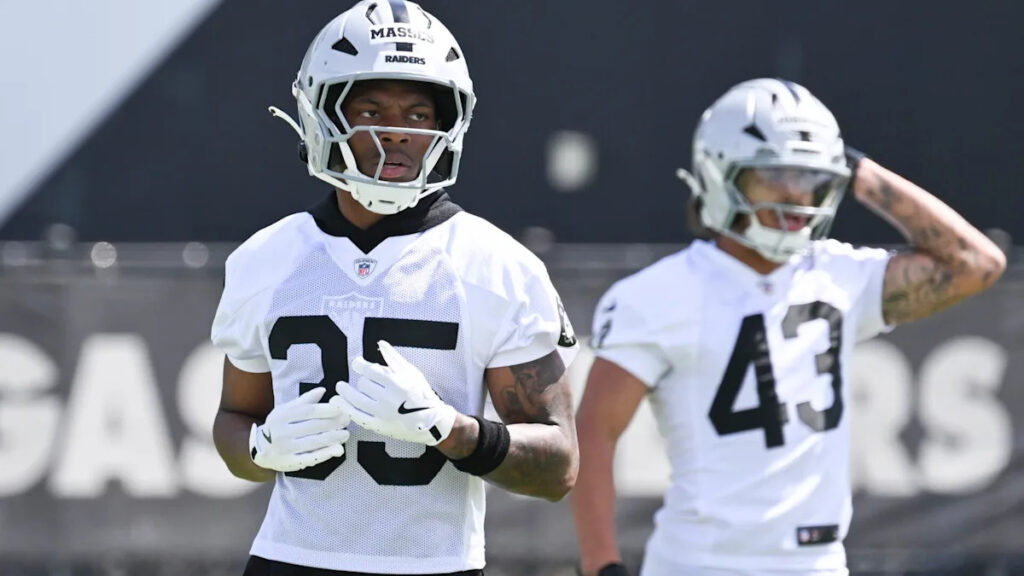 Raiders’ fifth-round rookie cornerback Hezekiah Masses is in the mix for a starting job
