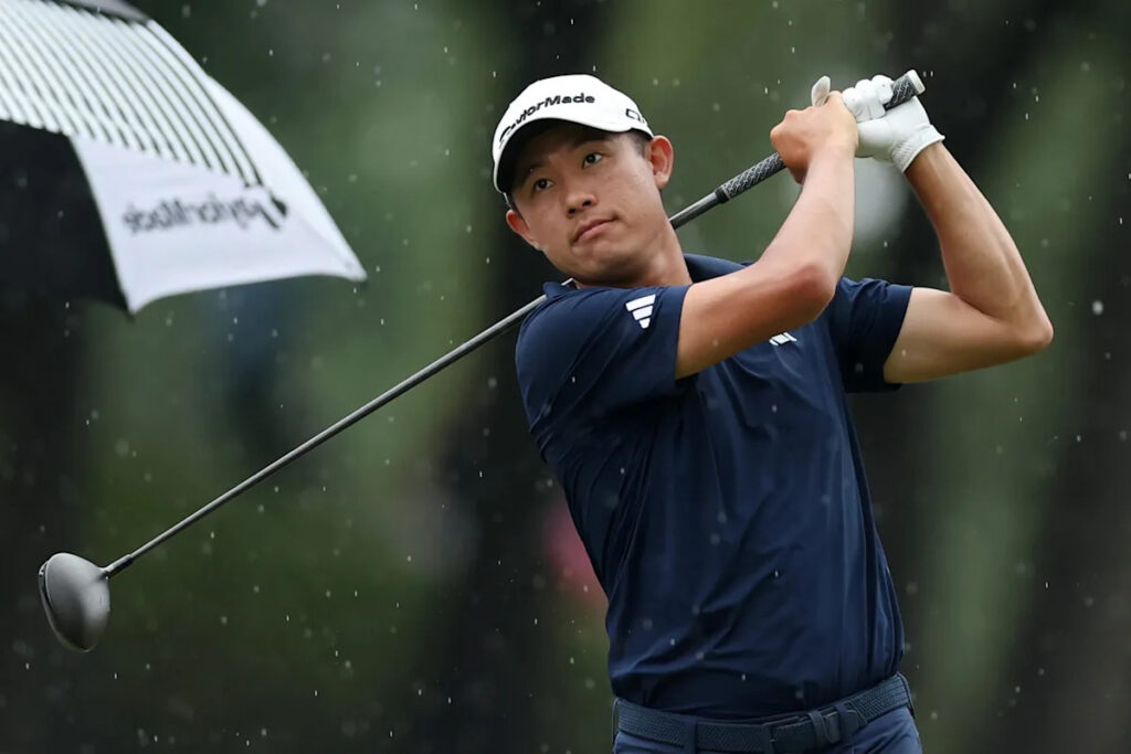 Collin Morikawa shares what he told his wife before shooting 61 at the Travelers on Sunday