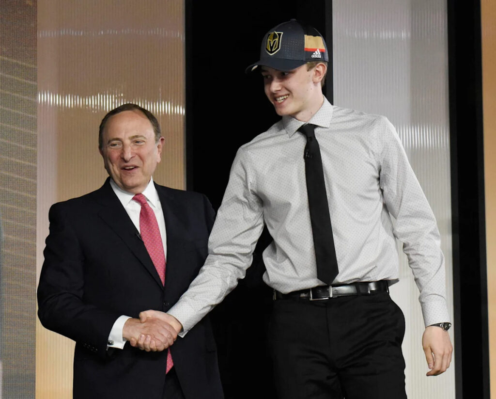 Devils’ Cody Glass Shares Draft-Day Memories, Including a Frantic Flight Cancellation