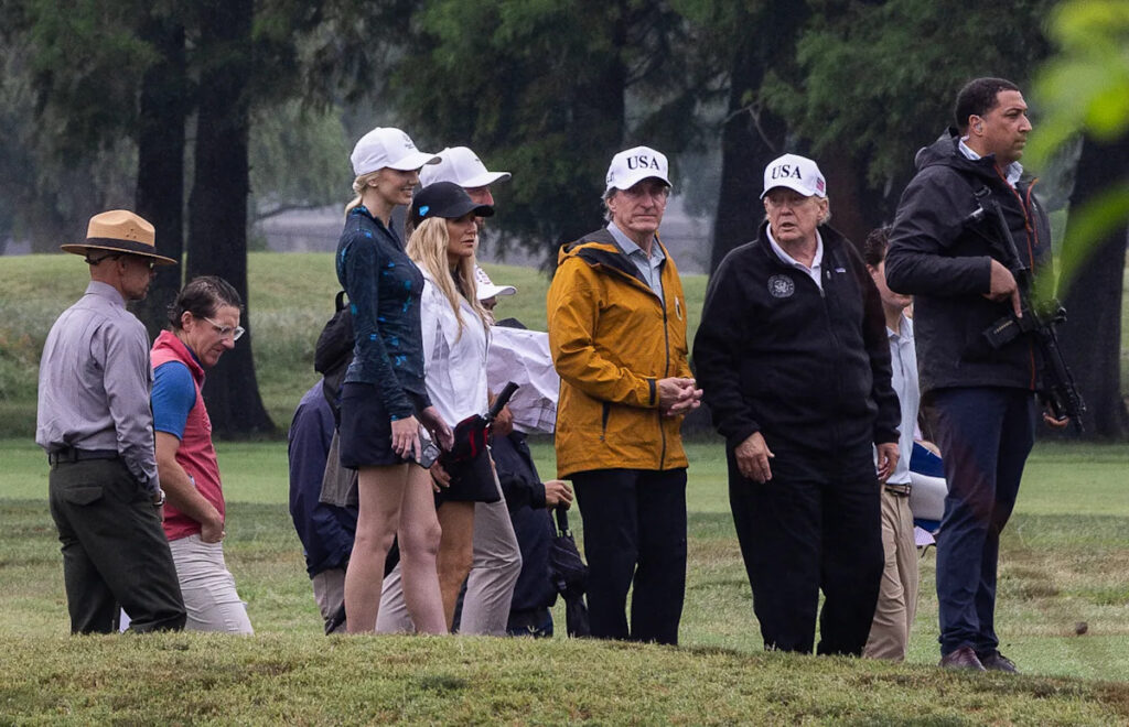 Trump tours historic D.C. golf course he wants to renovate, paints bleak picture