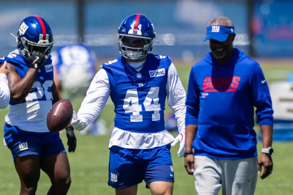 Cam Skattebo takes first big step after catastrophic injury as Giants camp looms Cam Skattebo takes first big step after catastrophic injury as Giants camp looms