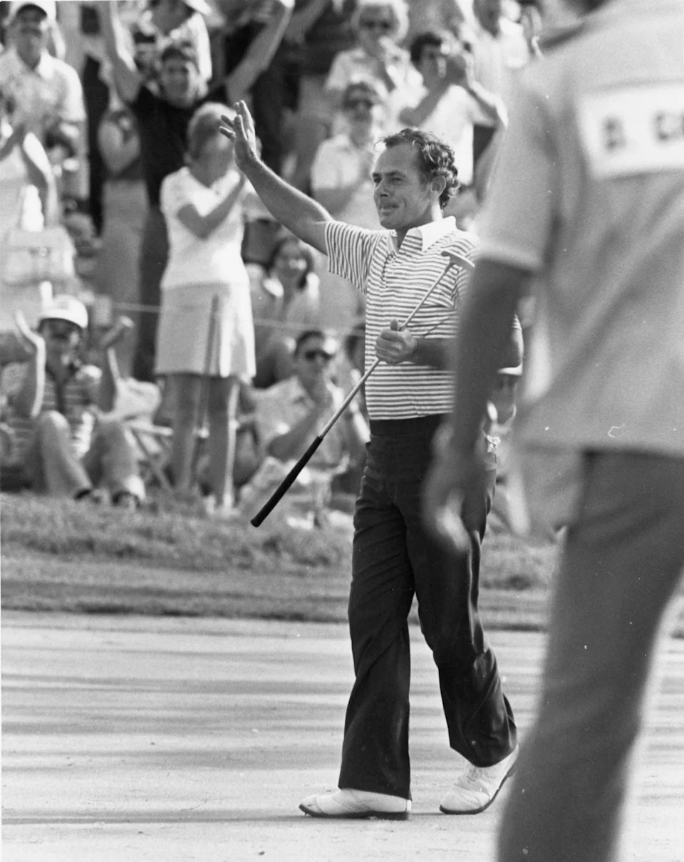 b&w -- golf --- 1980 Memorial Tournament winner David Graham, who credited his putting for delivering a victory. Tom Sines / Dispatch