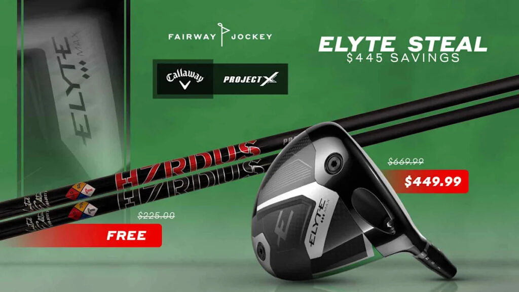 This incredible driver deal includes a free shaft upgrade worth 5