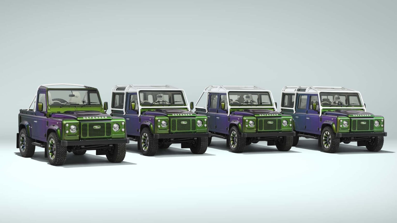 Classic Land Rover Defender Gets A V8 And Color-Changing Paint