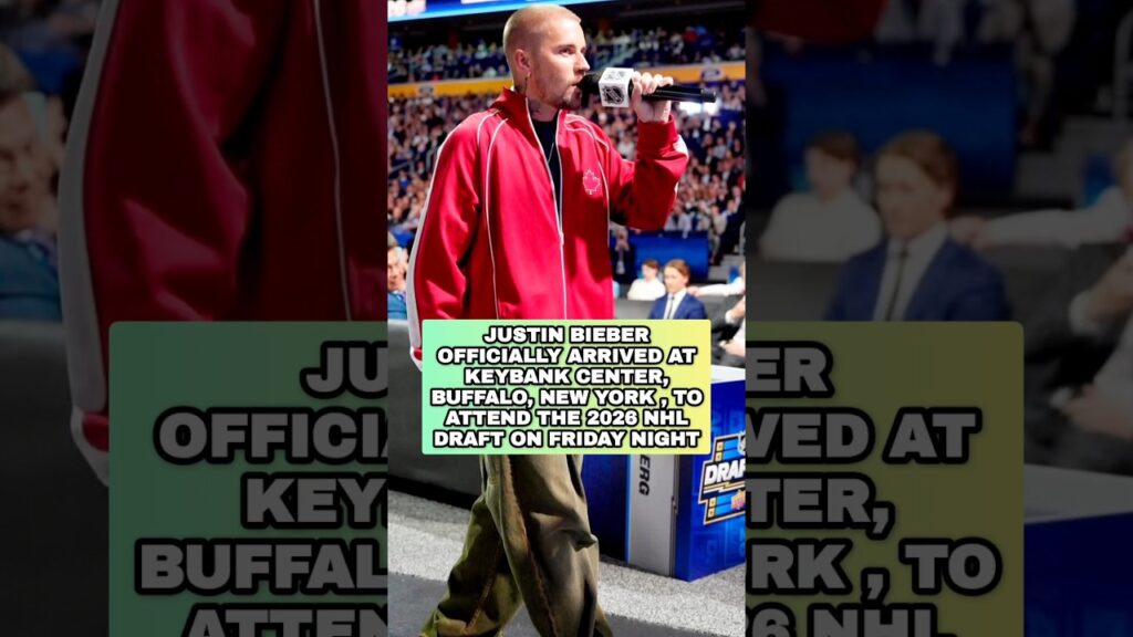 Justin officially arrived at KeyBank Center, Buffalo, New York