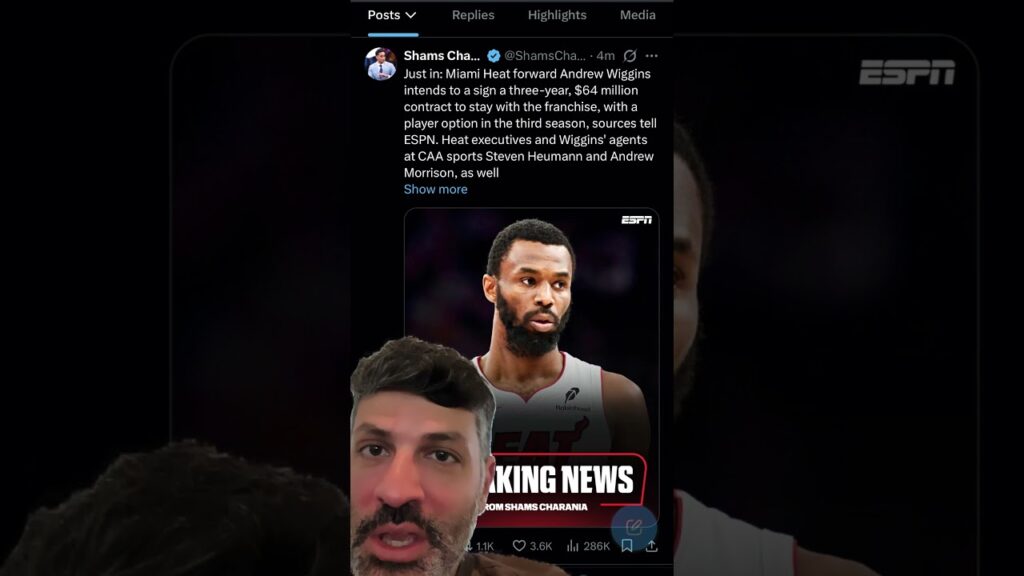 Breaking News Miami Re sign Andrew Wiggins #nba #podcast #miamiheatnewstoday