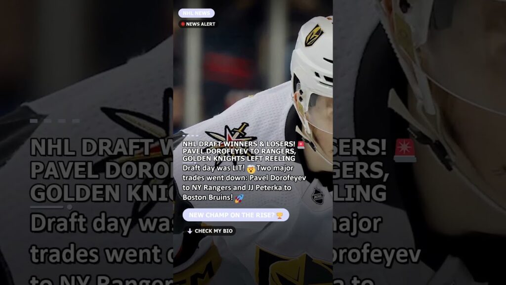 Winners & Losers: Breaking Down the Major NHL Draft Day Trades #nhl