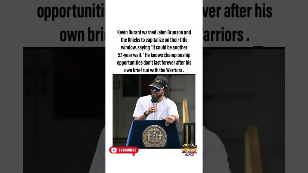 Kevin Durant Warns Knicks: ‘Strike While the Iron’s Hot’. #shorts #viral #foryou #news