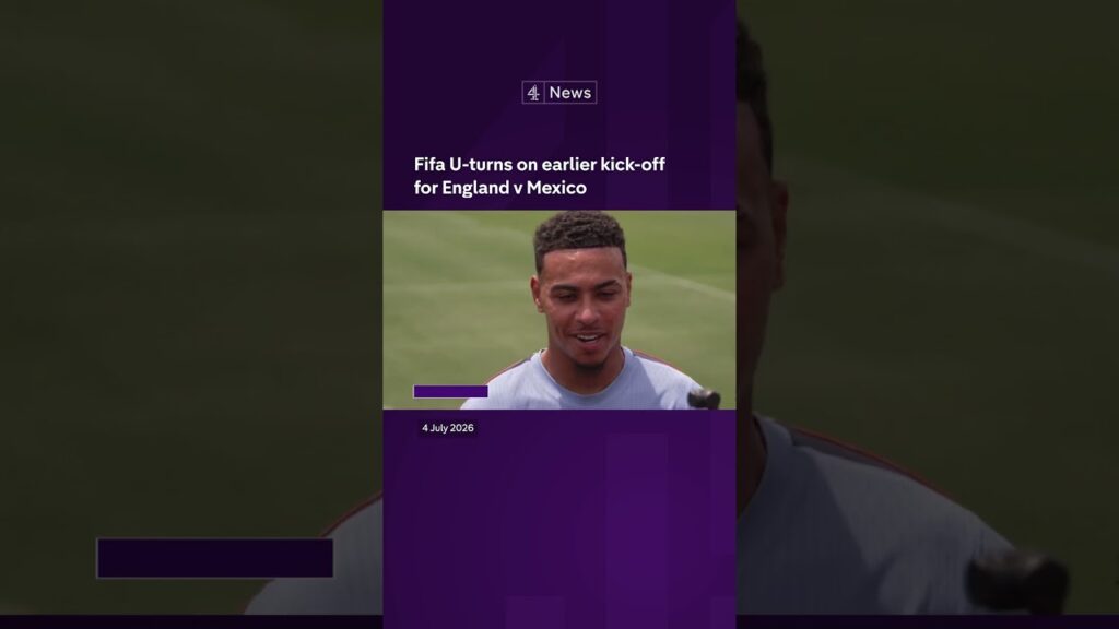 U-turn on England v Mexico start time
