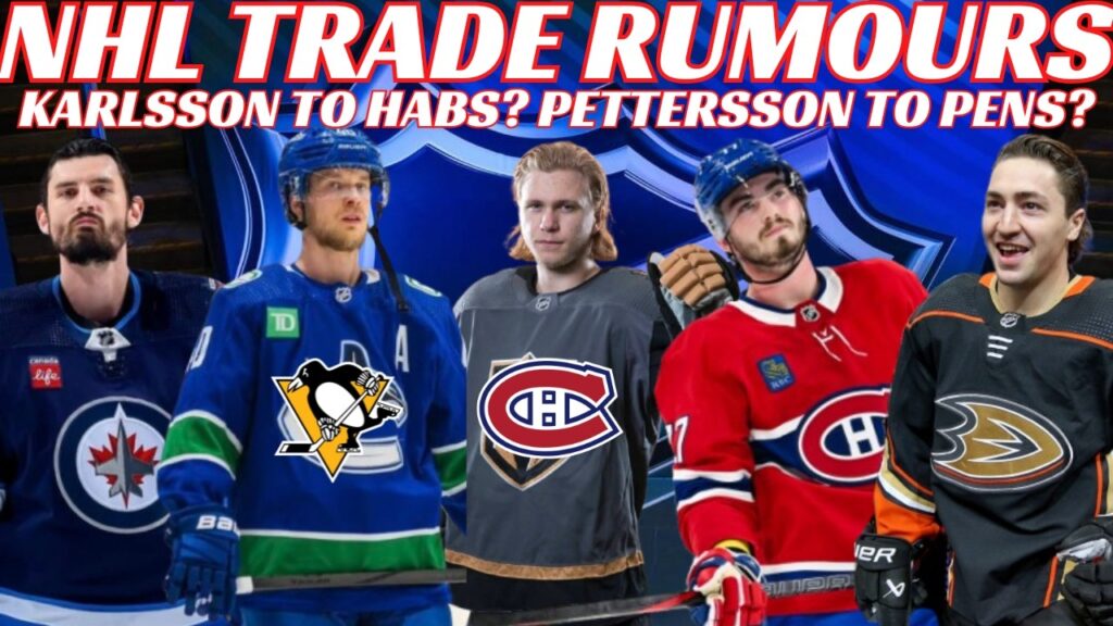 NHL Trade Rumours – Habs, Canucks, Jets, Pens, Bedard Out 4 Months, Habs Hire Lalonde, Schedule News