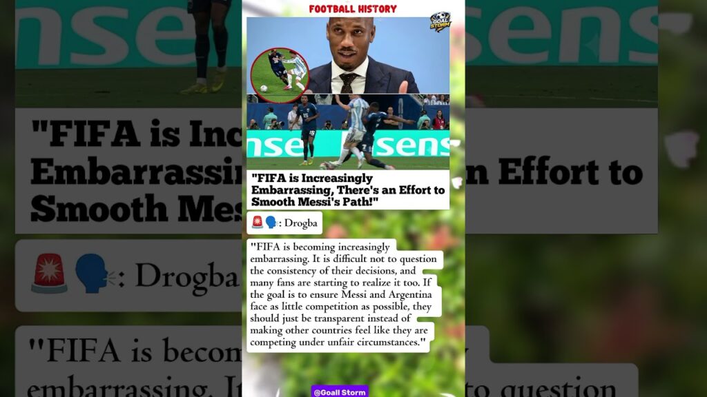 FIFA Should Just Be Transparent If They Want to Favor Messi #football #drogba #messi #fifa #soccer