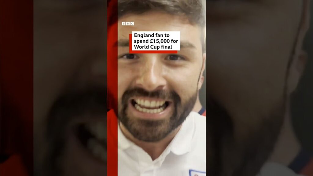 England fans fly out to the US for the World Cup semi-final against Argentina. #BBCNews