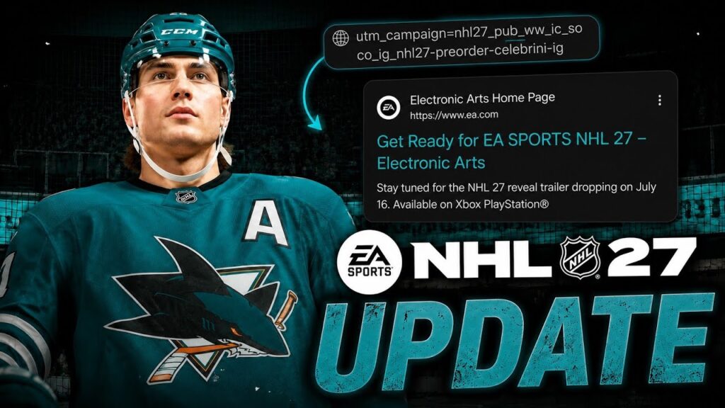 NHL 27 – Trailer Date + Cover Athlete Accidentally Revealed??