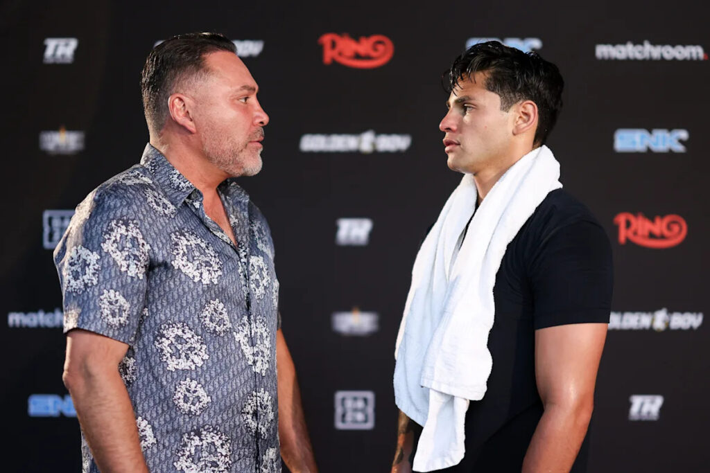 Ryan Garcia frustrated with ‘disrespectful’ Oscar De La Hoya: ‘Bro, collect your check and move on’ Ryan Garcia frustrated with ‘disrespectful’ Oscar De La Hoya: ‘Bro, collect your check and move on’