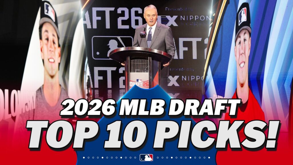 2026 MLB Draft – Top 10 Picks! (Roch Cholowsky, Grady Emerson, Vahn Lackey, and MORE!)