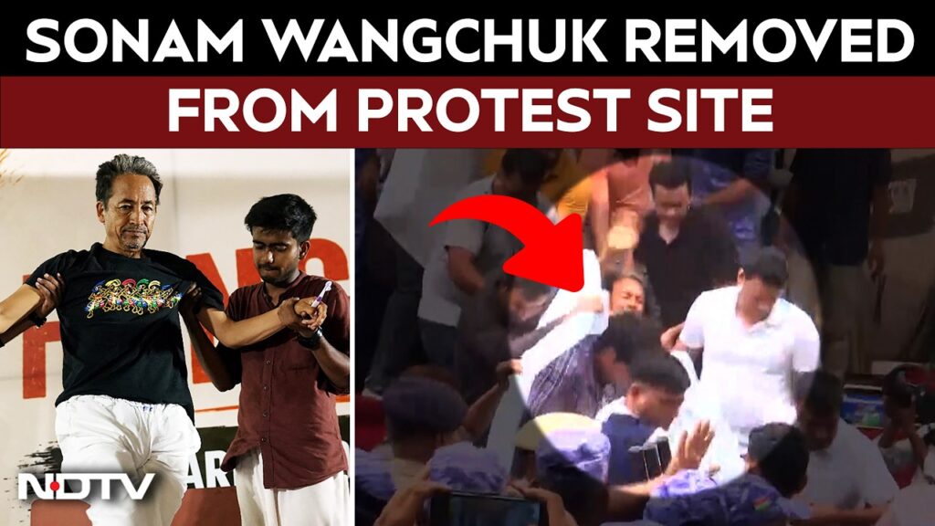 Delhi News | Sonam Wangchuk Removed From Protest Site, Taken To Hospital On Day 21 Of Hunger Strike