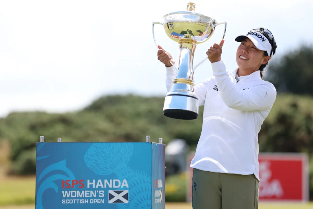 Jenny Shin ends 10-year drought with wire-to-wire win at Women’s Scottish Open
