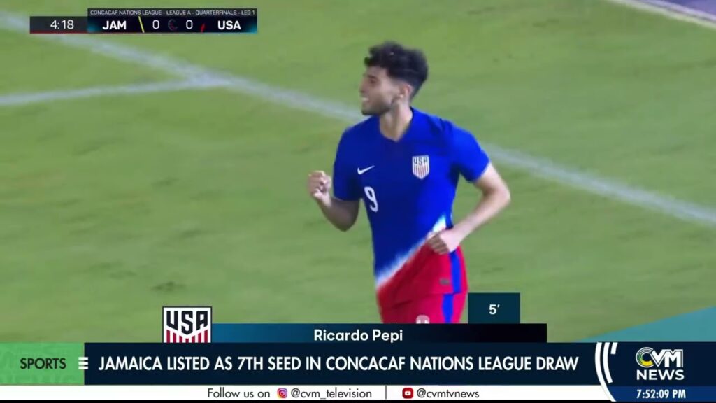 Jamaica Listed as 7th seed in CONCACAF Nations League Draw| News at 7 PM | @CVMTVNews