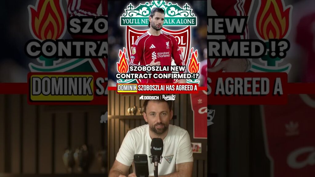 DOMINIK SZOBOSZLAI SIGNS NEW CONTRACT AT LFC!! #LiverpoolFC #LFC #lfcnews #theredmentv