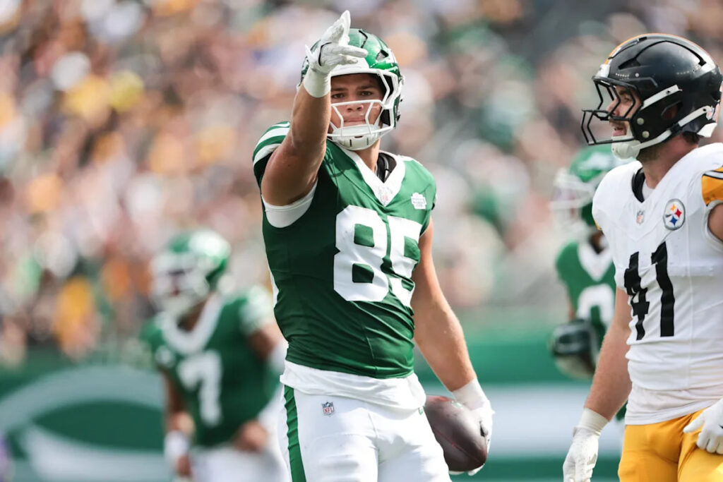 The Jets want Mason Taylor to make two tight end sets a weapon