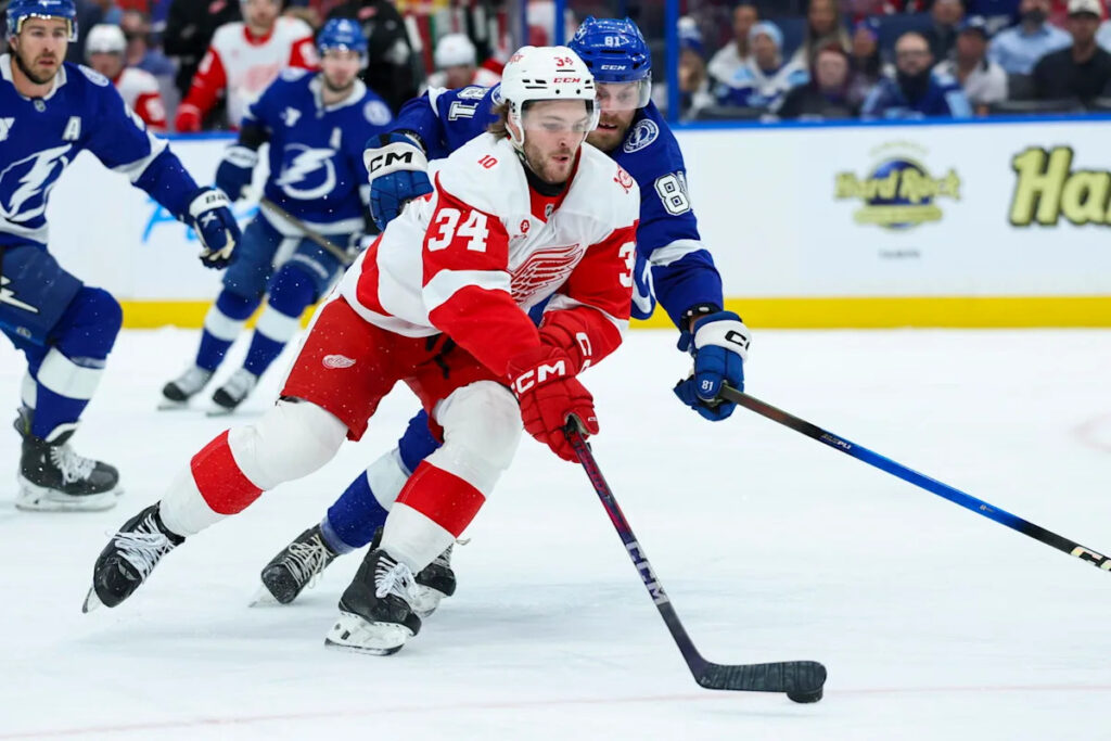 Could Carter Mazur Finally Get His Shot With Detroit Next Season?
