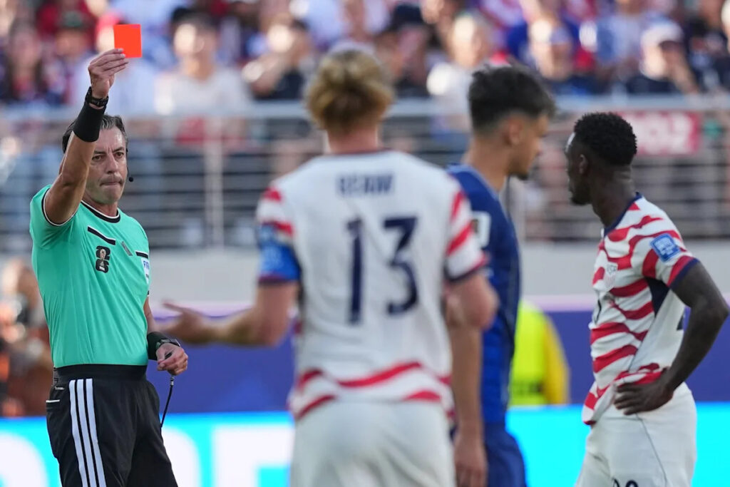 World Cup: In America, there’s no crying over red cards