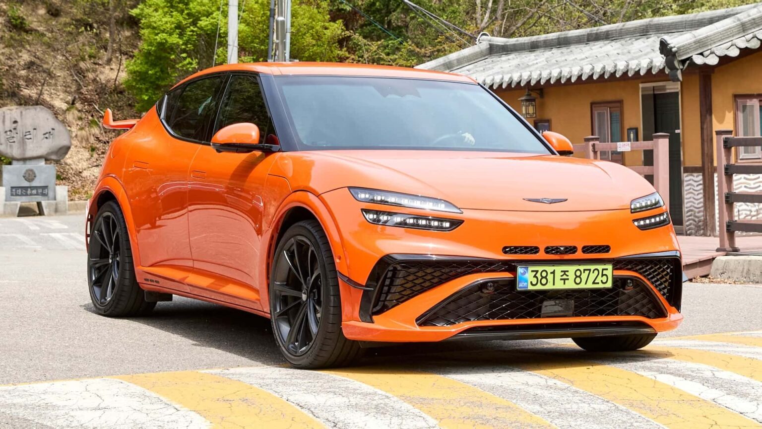 The Genesis GV60 Magma Is ,000 Pricier Than Its Hyundai Sibling The Genesis GV60 Magma Is ,000 Pricier Than Its Hyundai Sibling