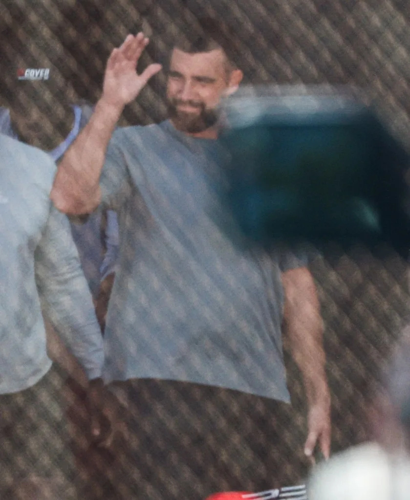 Travis Kelce was seen returning to training in Florida. BACKGRID