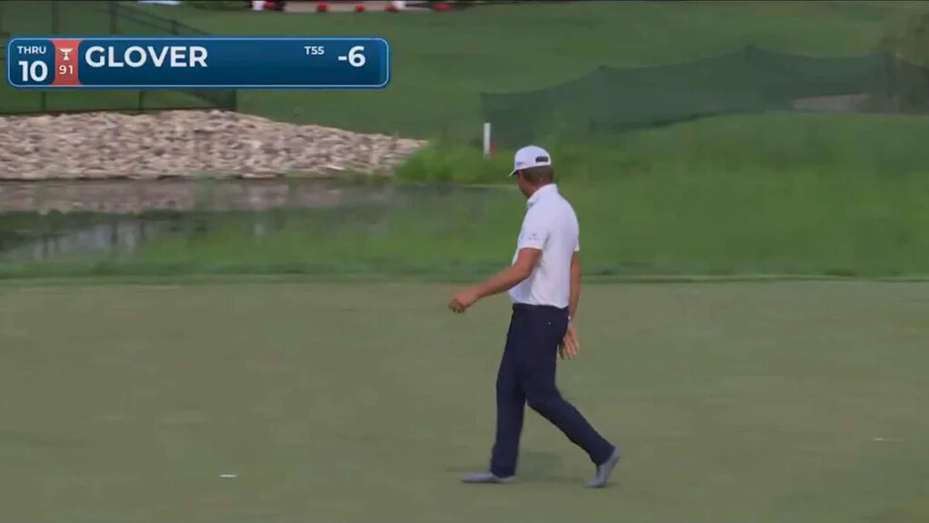Lucas Glover’s bizarre shoe removal scene at 3M Open wasn’t an AimPoint protest