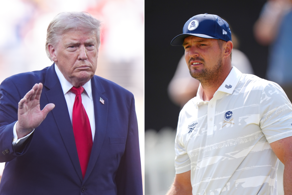 Bryson DeChambeau ‘made Trump request’ during dispute over controversial penalty at The Open Bryson DeChambeau ‘made Trump request’ during dispute over controversial penalty at The Open