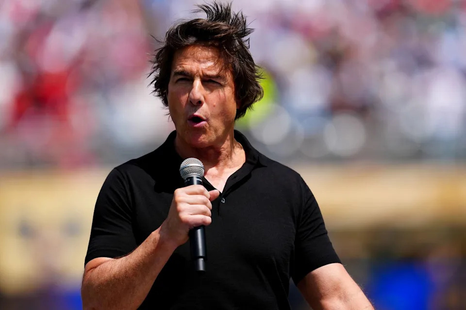 Tom Cruise gave a speech at the closing ceremony (PA Wire)