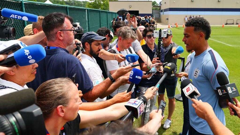 Five and a half hours that left England’s World Cup tie in chaos
