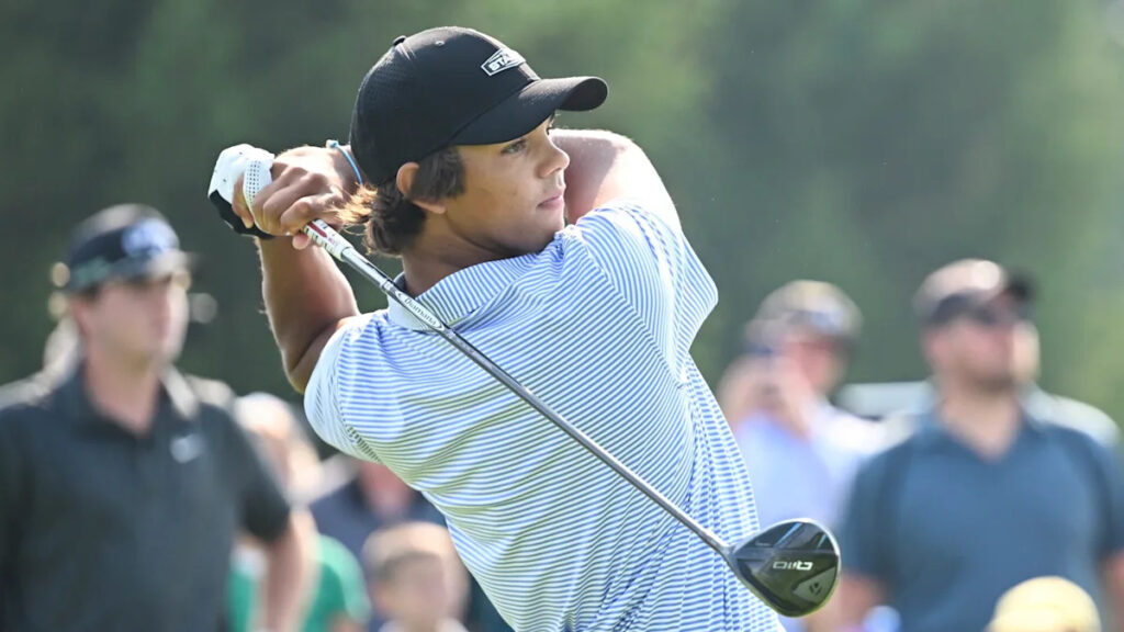 Charlie Woods fails to advance to U.S. Junior Amateur match play after being bothered by camera click Charlie Woods fails to advance to U.S. Junior Amateur match play after being bothered by camera click
