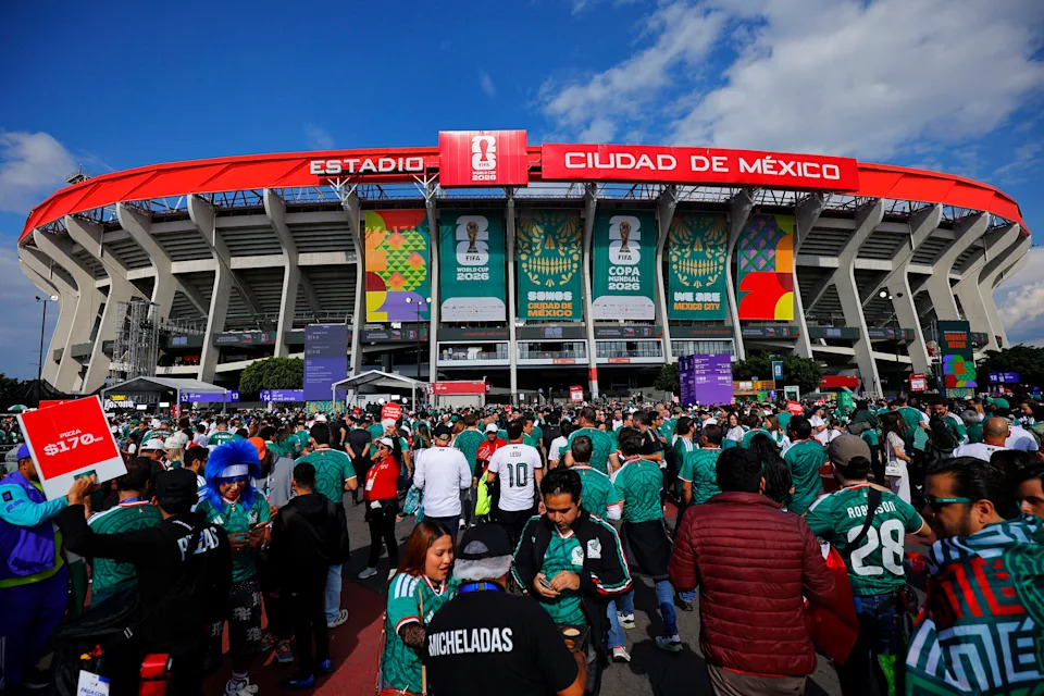 MEXICO CITY, MEXICO - JUNE 24: General view of the BANORTE stadium prior the FIFA World Cup 2026 Group A match between Czechia and Mexico at Mexico City Stadium on June 24, 2026 in Mexico City, Mexico. (Photo by Luis Cano/Jam Media/Getty Images)