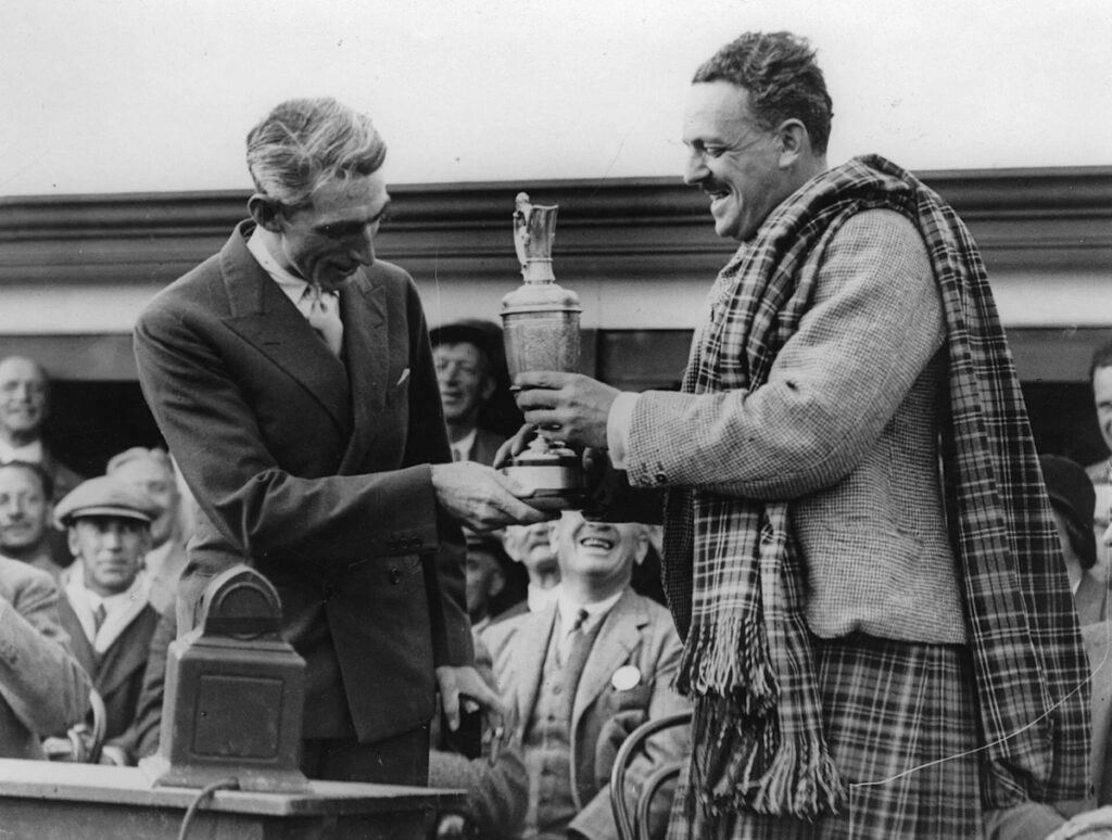 He is the Scottish golfer who won three majors after being blinded in one eye