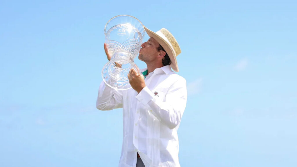 Stefano Mazzoli birdies 18th hole in Dominican Republic, completes comeback for first PGA Tour win Stefano Mazzoli birdies 18th hole in Dominican Republic, completes comeback for first PGA Tour win