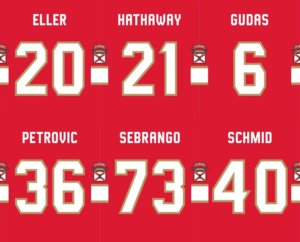 Several Panthers Players Will Have New Or Different Jersey Numbers Next Season