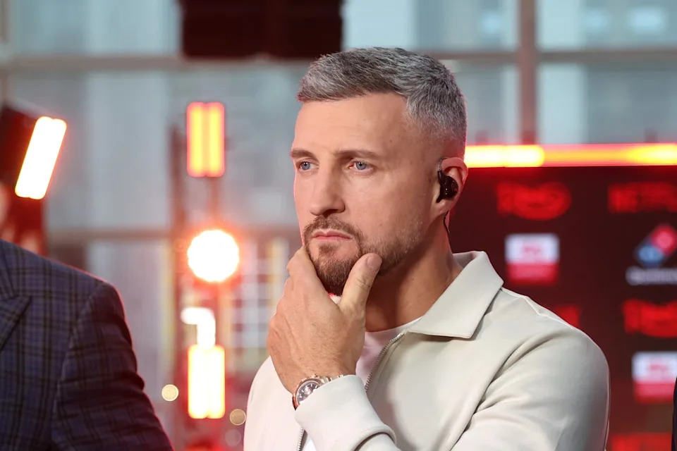Carl Froch ahead of Tyson Fury’s April fight with Arslanbek Makhmudov (Getty)