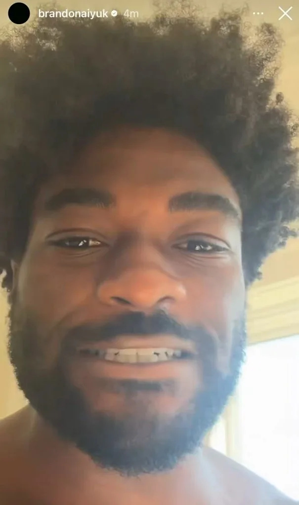 Brandon Aiyuk during a July 2 rant on his Instagram Story. X/@Coach_Yac