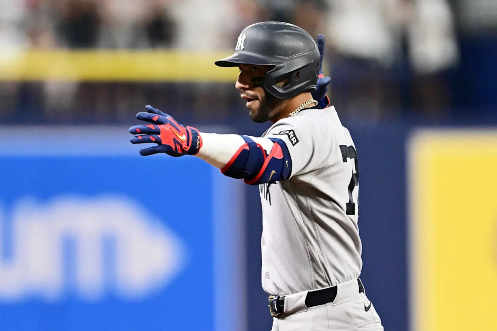 José Caballero’s 3-run HR powers Yankees to 5-1 win over Rays, Cam Schlittler allows 1 hit in 8 innings