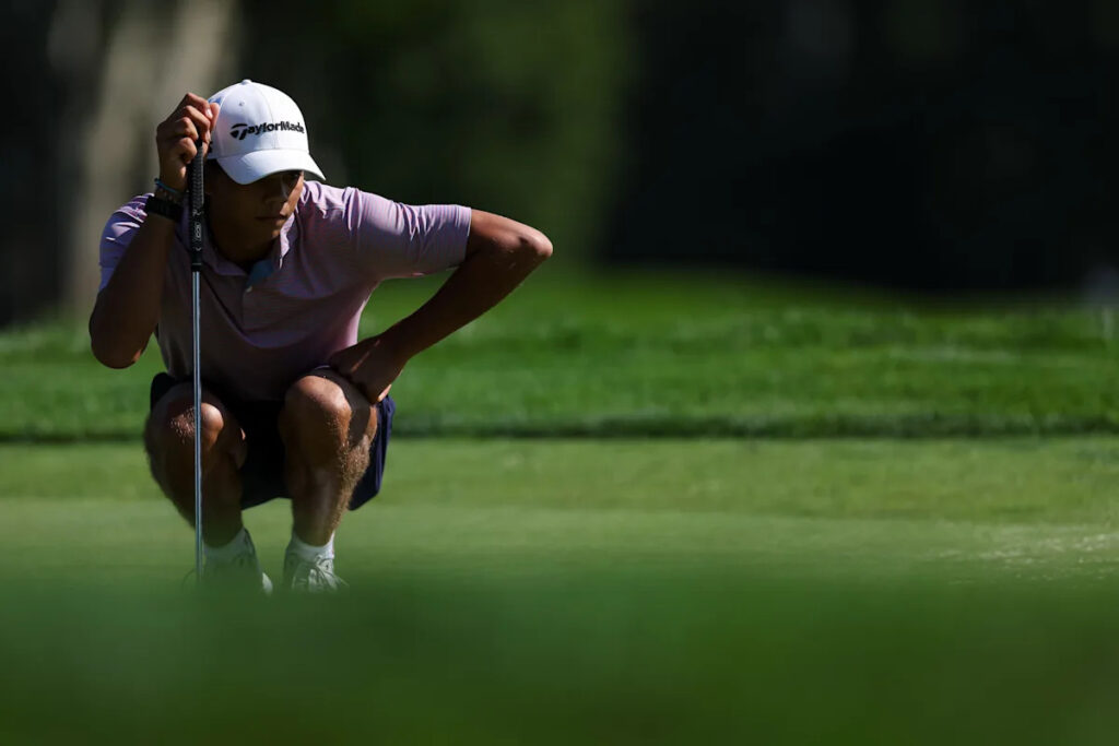 Charlie Woods bounces back after slow start at 2026 U.S. Junior Amateur Charlie Woods bounces back after slow start at 2026 U.S. Junior Amateur