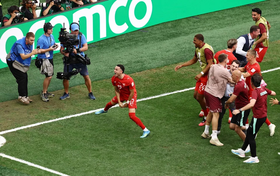 Switzerland progressed to the last-eight on penalties (Reuters)
