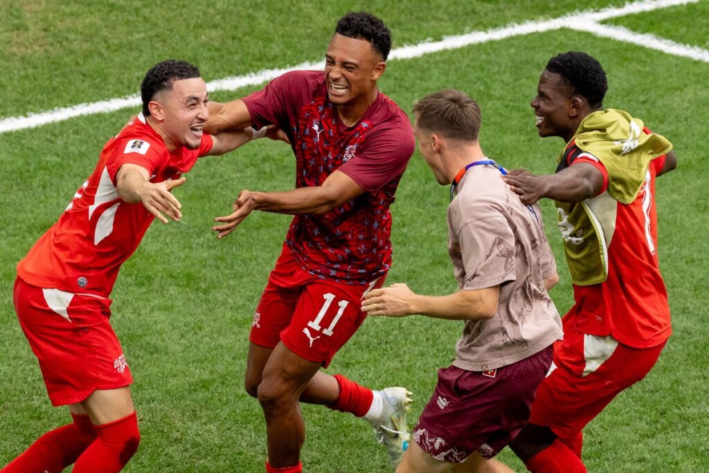 Switzerland edge Colombia in dramatic penalty shoot-out to set up World Cup quarter-final with Argentina Switzerland edge Colombia in dramatic penalty shoot-out to set up World Cup quarter-final with Argentina