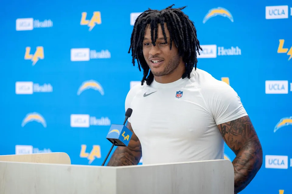 El Segundo, CA, - June 17, 2026: Los Angeles Chargers running back Omarion Hampton.