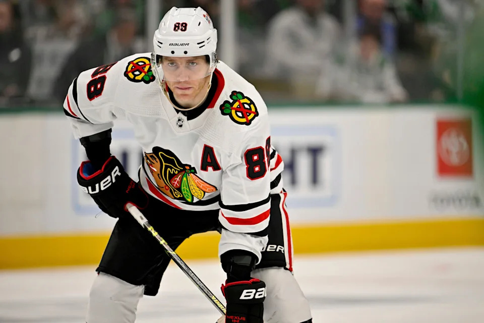 Patrick Kane played 16 seasons with the Chicago Blackhawks before he was traded midway through the 2022-23 season. 