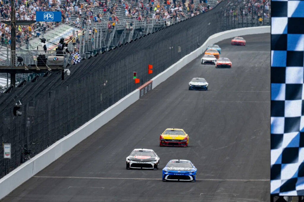 NASCAR drivers, fans upset by NASCAR Next Gen cars during Brickyard 400 at IMS