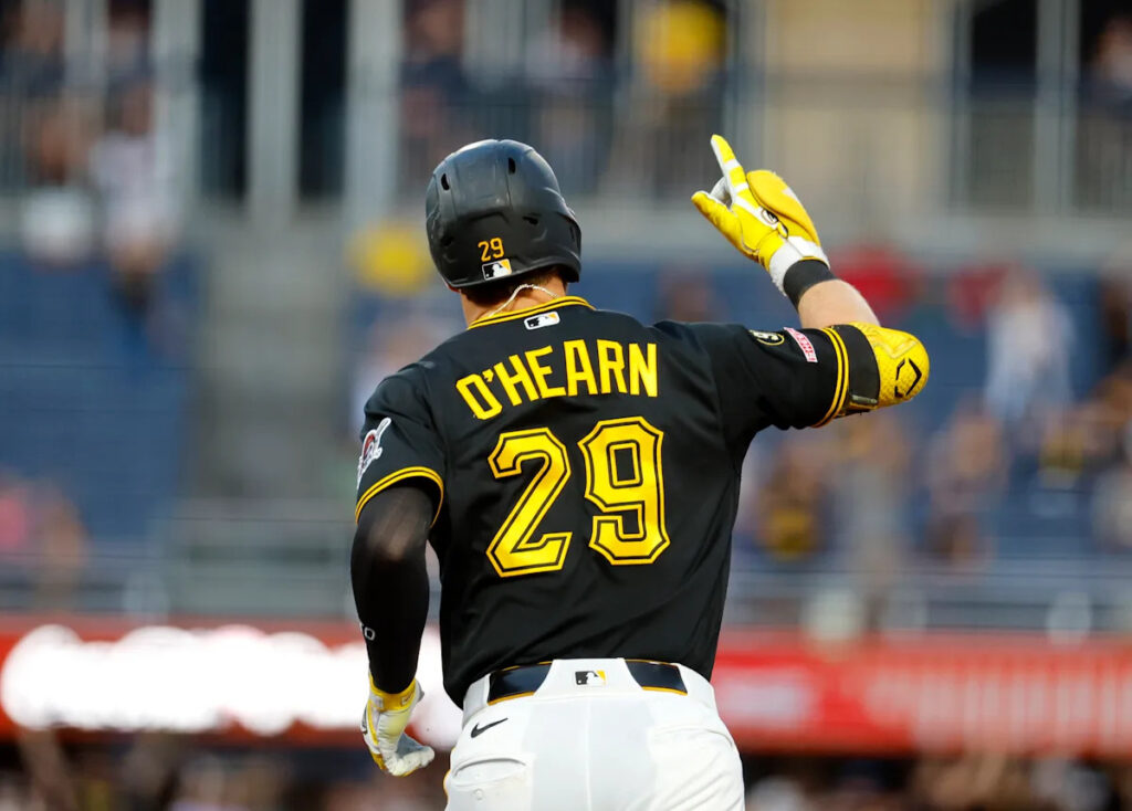Ryan O’Hearn mashes 3 home runs, sets Pirates record with 10 RBI in rout of Braves