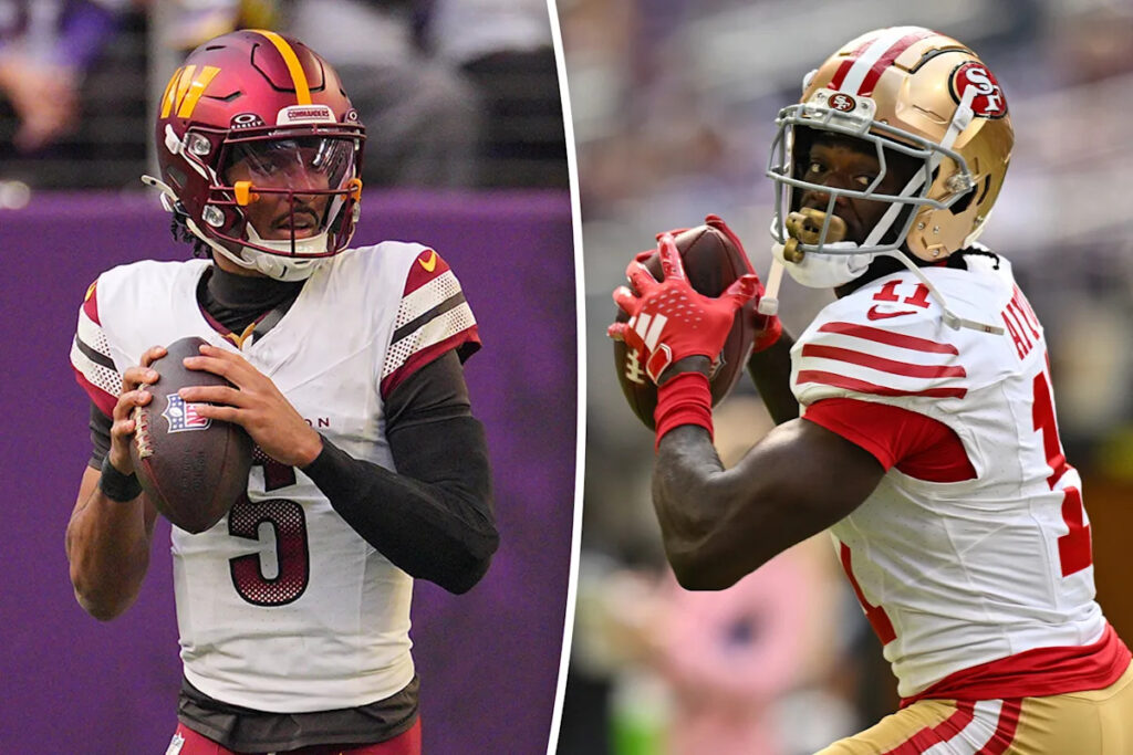 Brandon Aiyuk blasts Jayden Daniels for laughing exchange with 49ers fan: ‘Turn your savage up’ Brandon Aiyuk blasts Jayden Daniels for laughing exchange with 49ers fan: ‘Turn your savage up’
